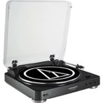 Front Zoom. Audio-Technica - Stereo Turntable - Black.