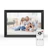 Sonicgrace - 10.1" Digital Photo Frame with Remote Control, Plug and Play, Ideal Gift for Family & Friends - Black