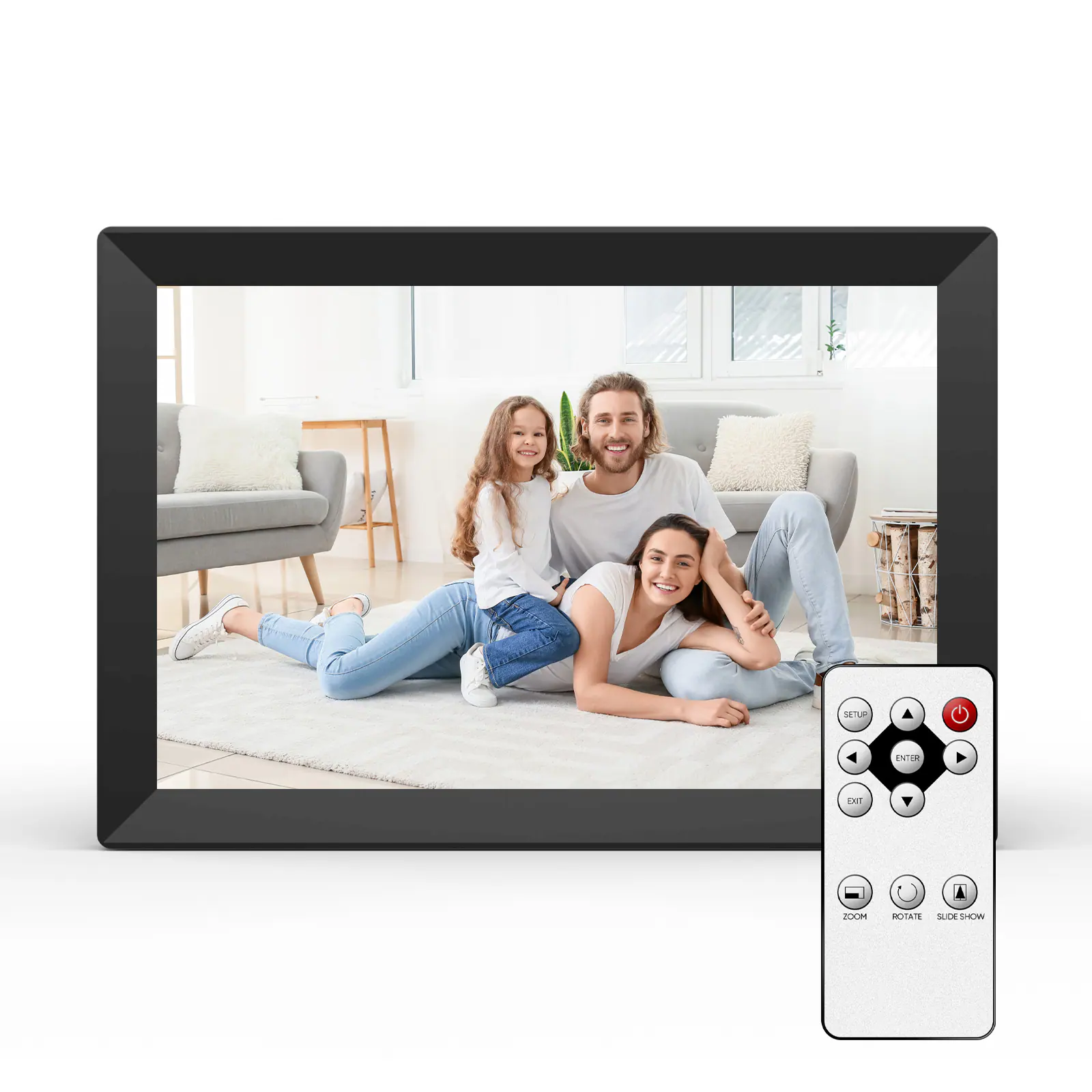 Sonicgrace - 10.1” Digital Photo Frame with Remote Control (NOT WIFI) - Black