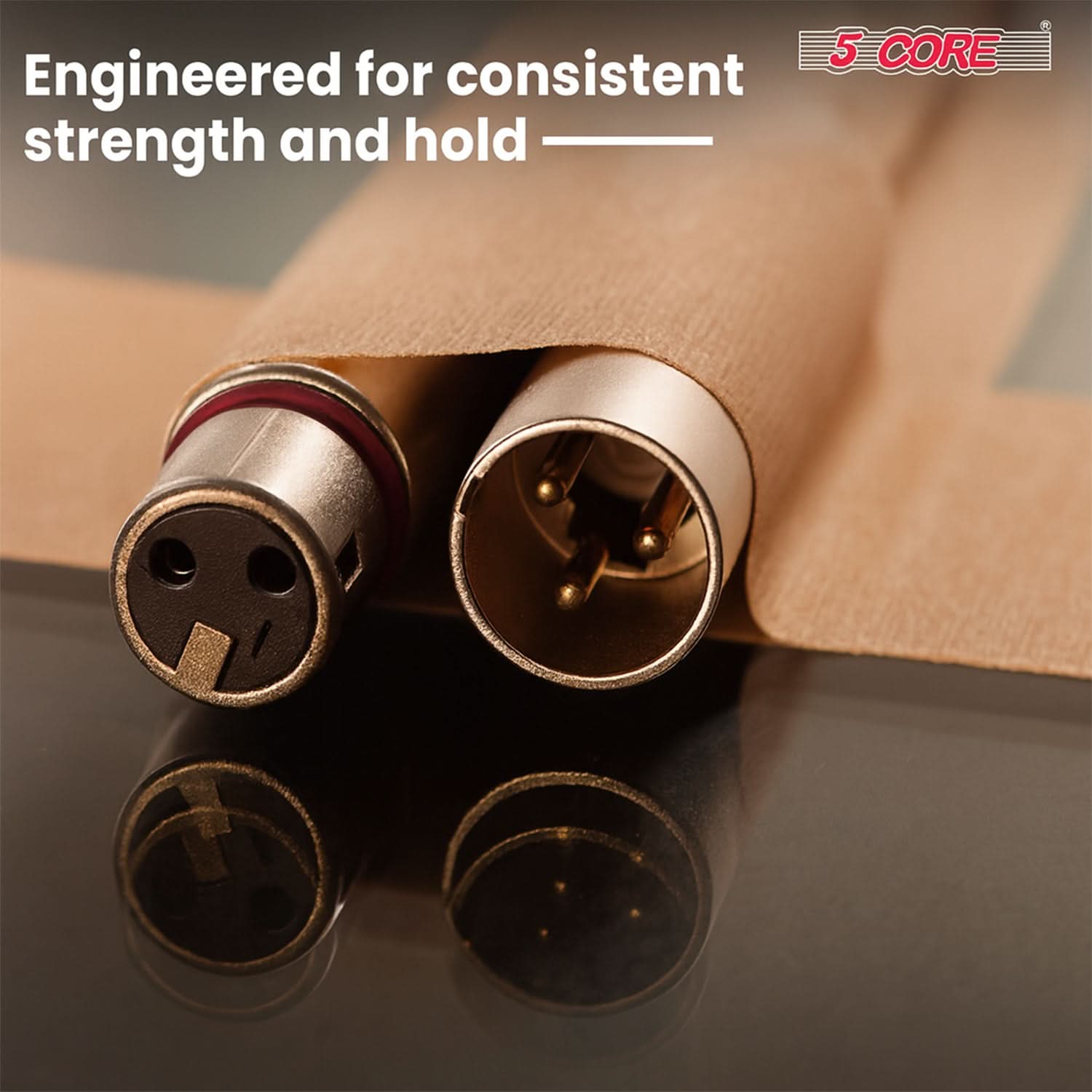 Engineered for consistent strength and hold

5 CORE