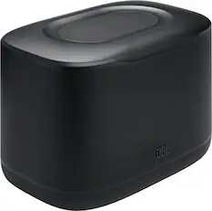 Front. JBL - Cove X1 3D Room-Filling Wi-Fi home speaker with Dolby Atmos and easy whole-home listening - 2026 - Black.