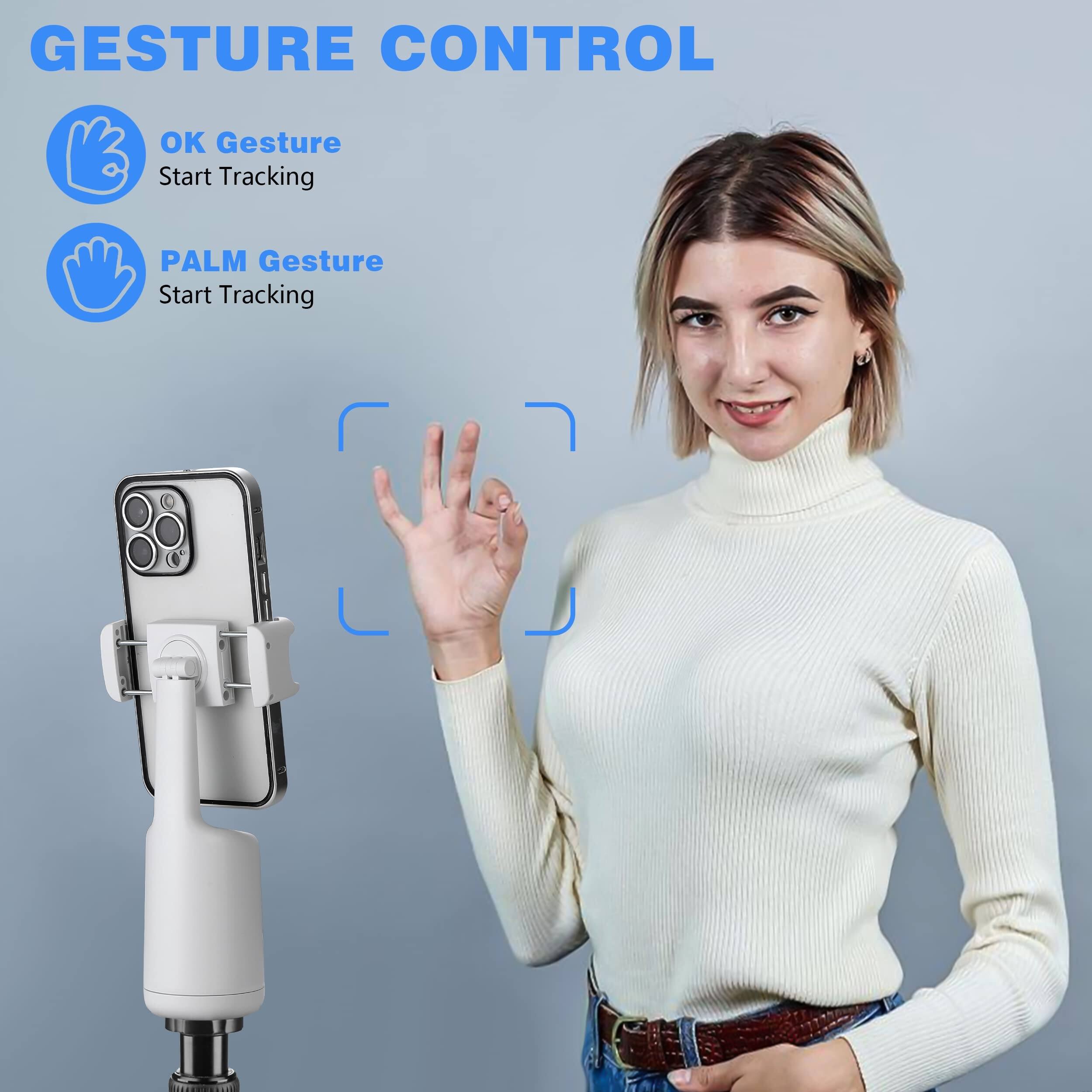 GESTURE CONTROL

OK Gesture
Start Tracking

PALM Gesture
Start Tracking