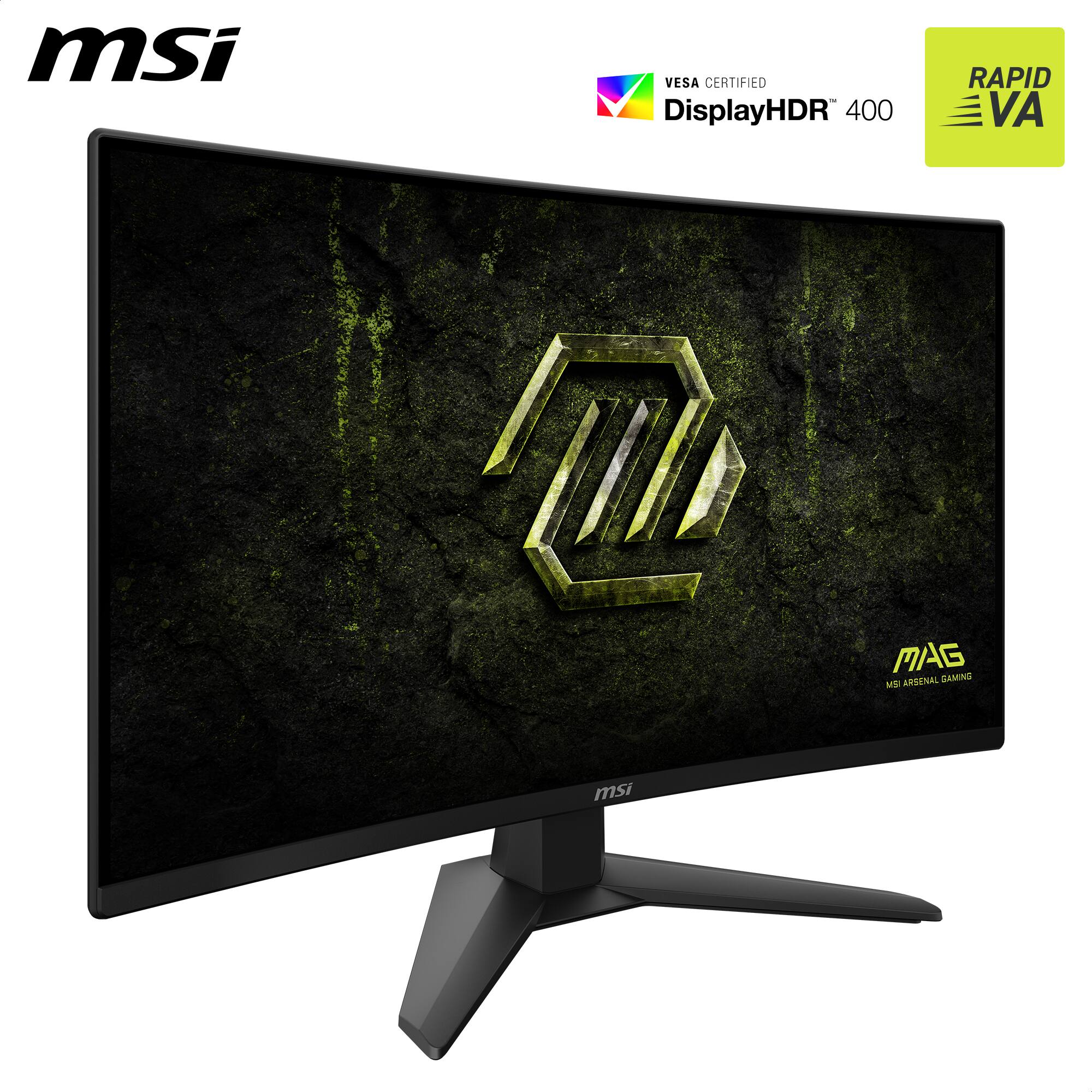MSI VESA CERTIFIED DisplayHDR 400 RAPID VA  
MSI MAG  
MSI ARSENAL GAMING