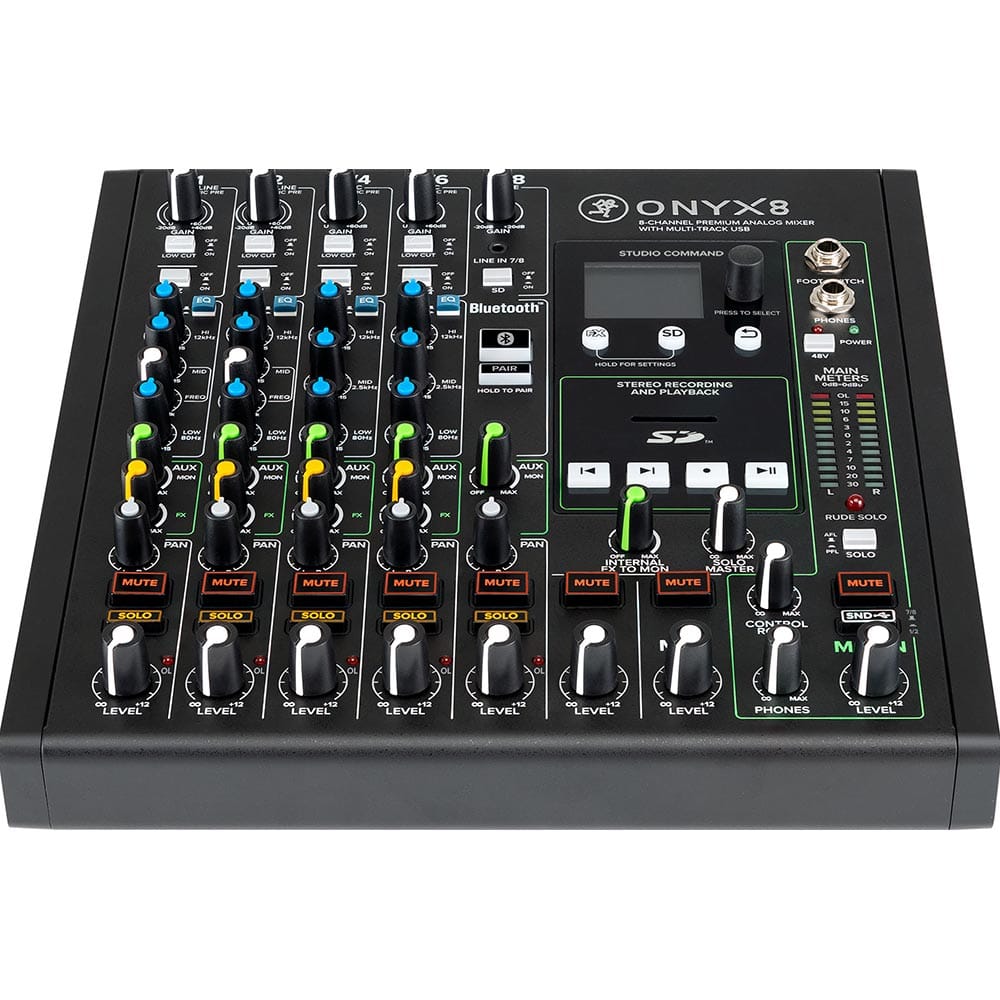 Mackie - 8-Channel Premium Analog Mixer with Multi-Track USB ONYX8