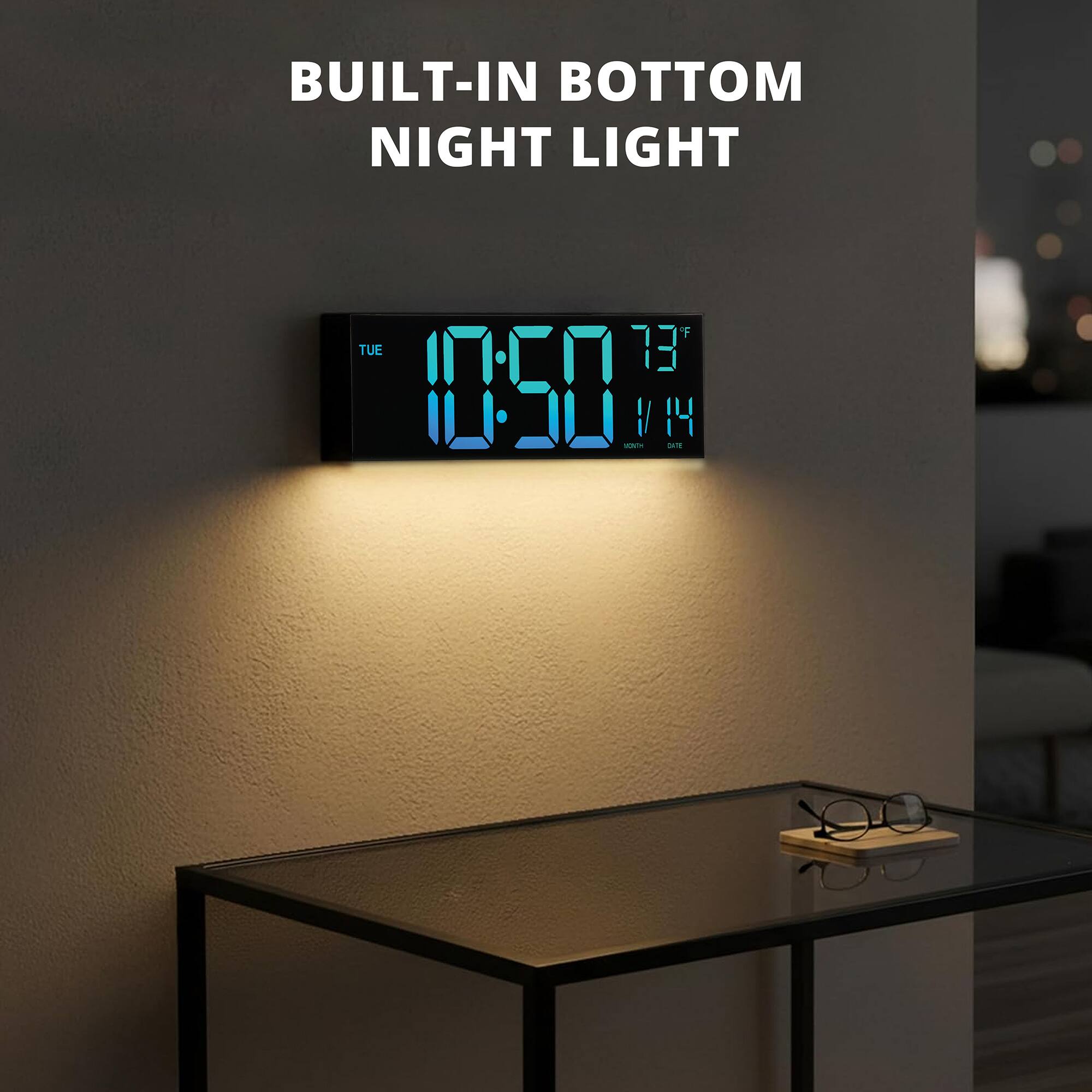 BUILT-IN BOTTOM NIGHT LIGHT

TUE 10:50 73°F 1/14