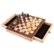 Angle Zoom. Trademark Games - Elegant Inlaid Wood Chess Cabinet w/ Staunton Wood Chessmen - Light and Dark Wood.