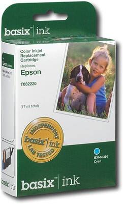 Angle Standard. Basix - Inkjet Cartridge for Epson Printers - Cyan.