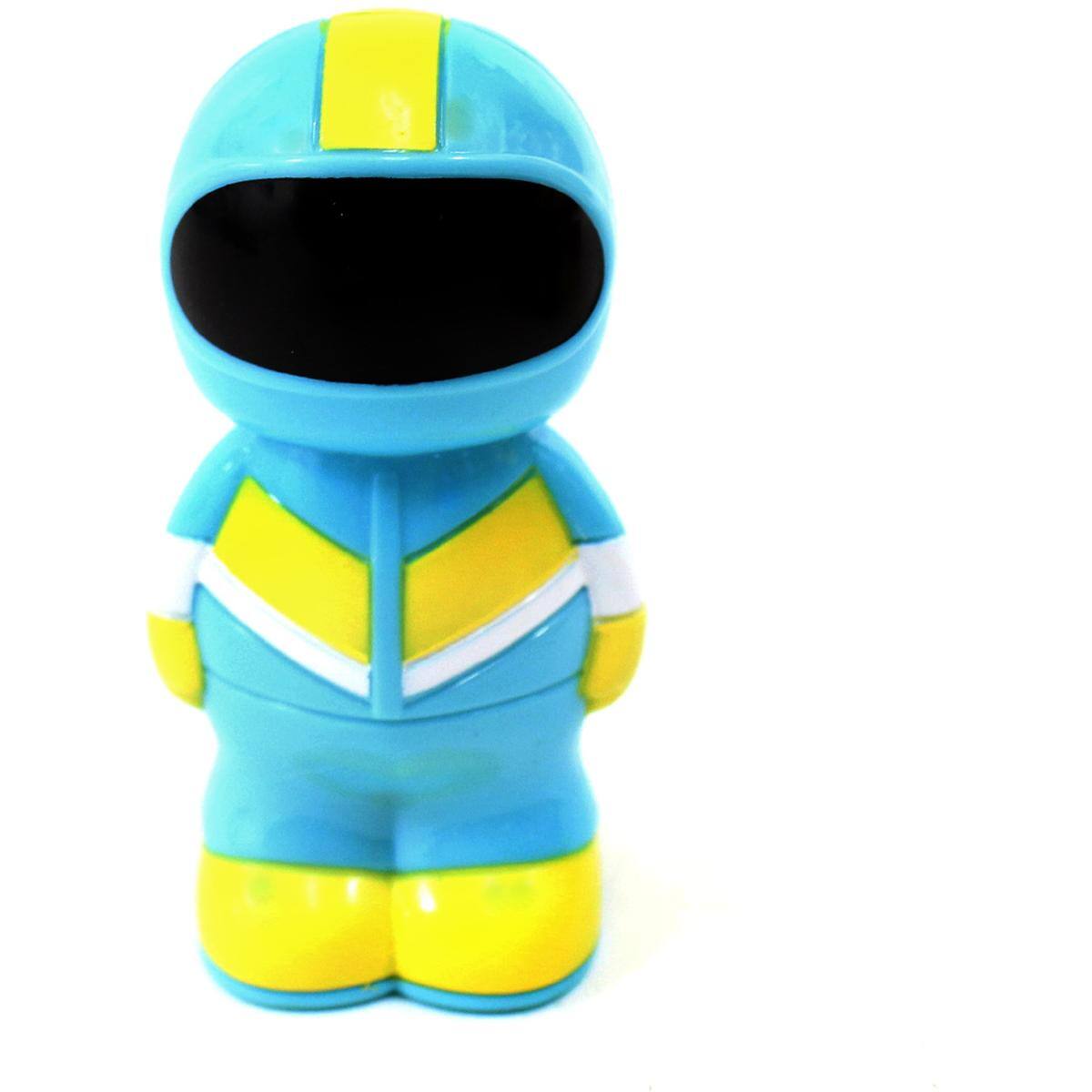 Alt View 2. JuzToys - 4" Cartoon Remote Control Race Car – Flashing Lights, Honking Sounds, and Removable Figure, RC Toys for Kids – Red - Red.