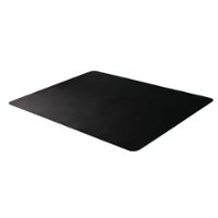 Floortex - Desktex® Black Desk Pad - Black - Front_Zoom