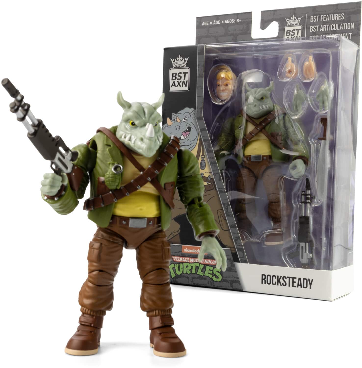 "The Loyal Subjects - Teenage Mutant Ninja Turtles - BST AXN - Rocksteady 5"" Action Figure (TMNT) - COLLECTIBLES - Multicolor" price history on PriceWatchPro