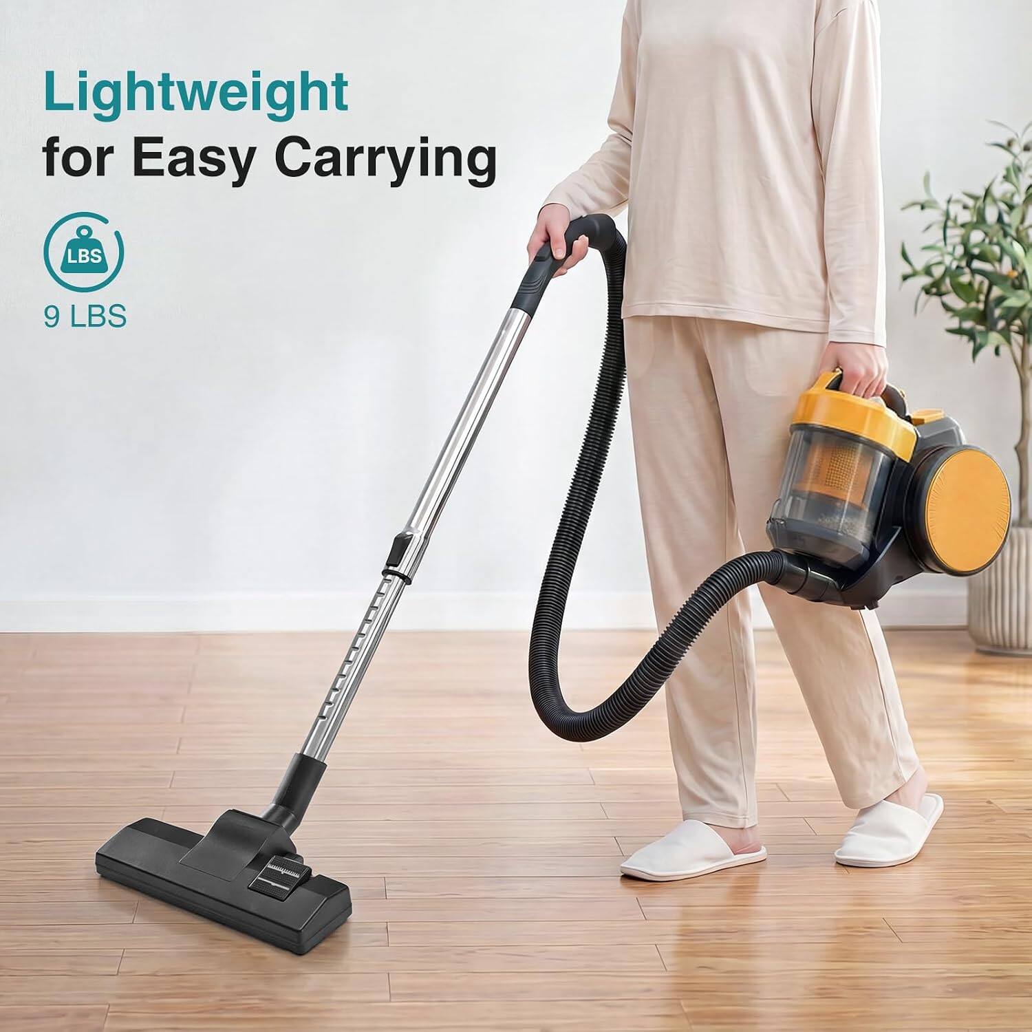 Lightweight for Easy Carrying  
LBS 9 LBS