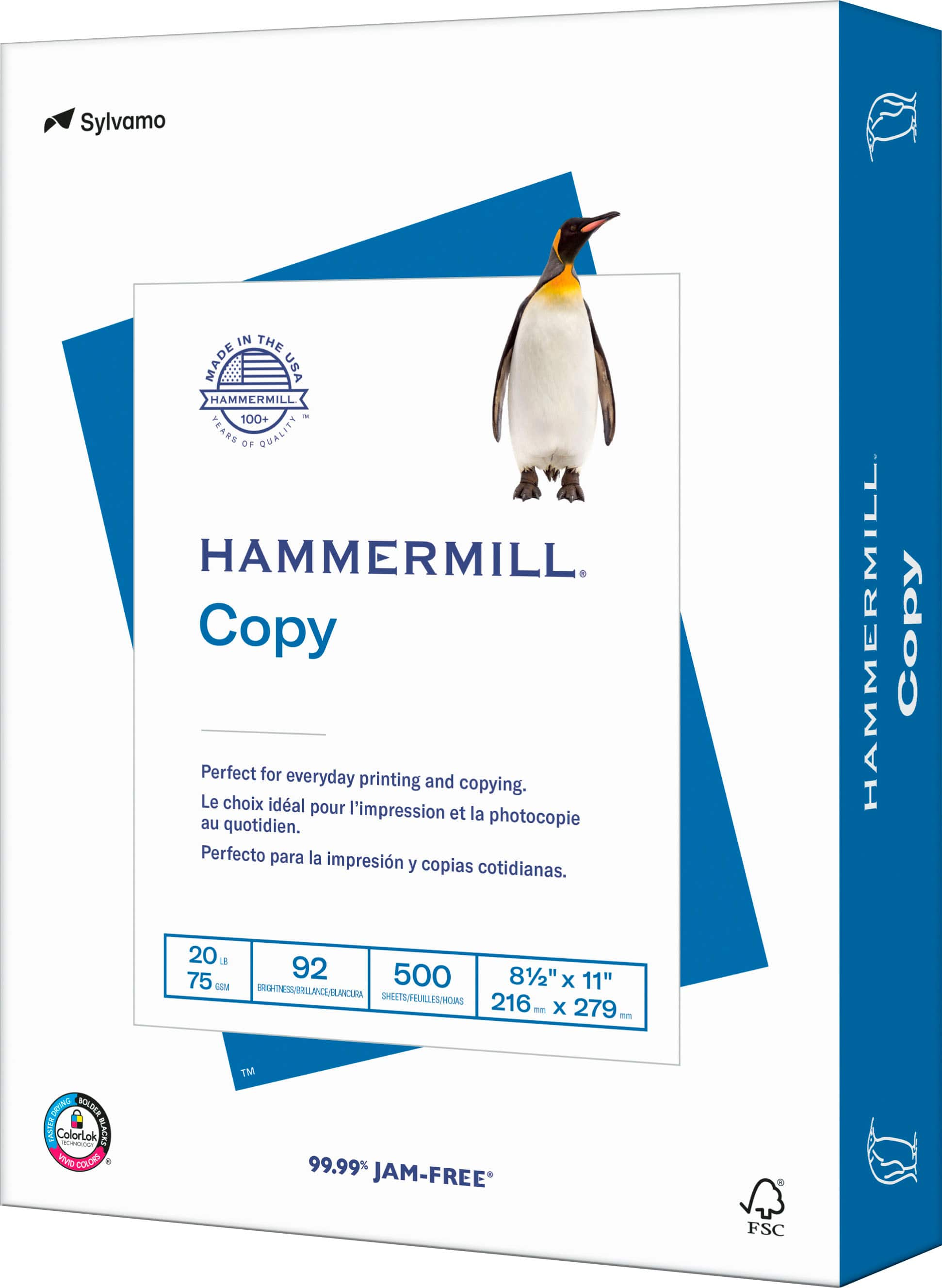 Hammermill - 92-Bright Copy Paper - White