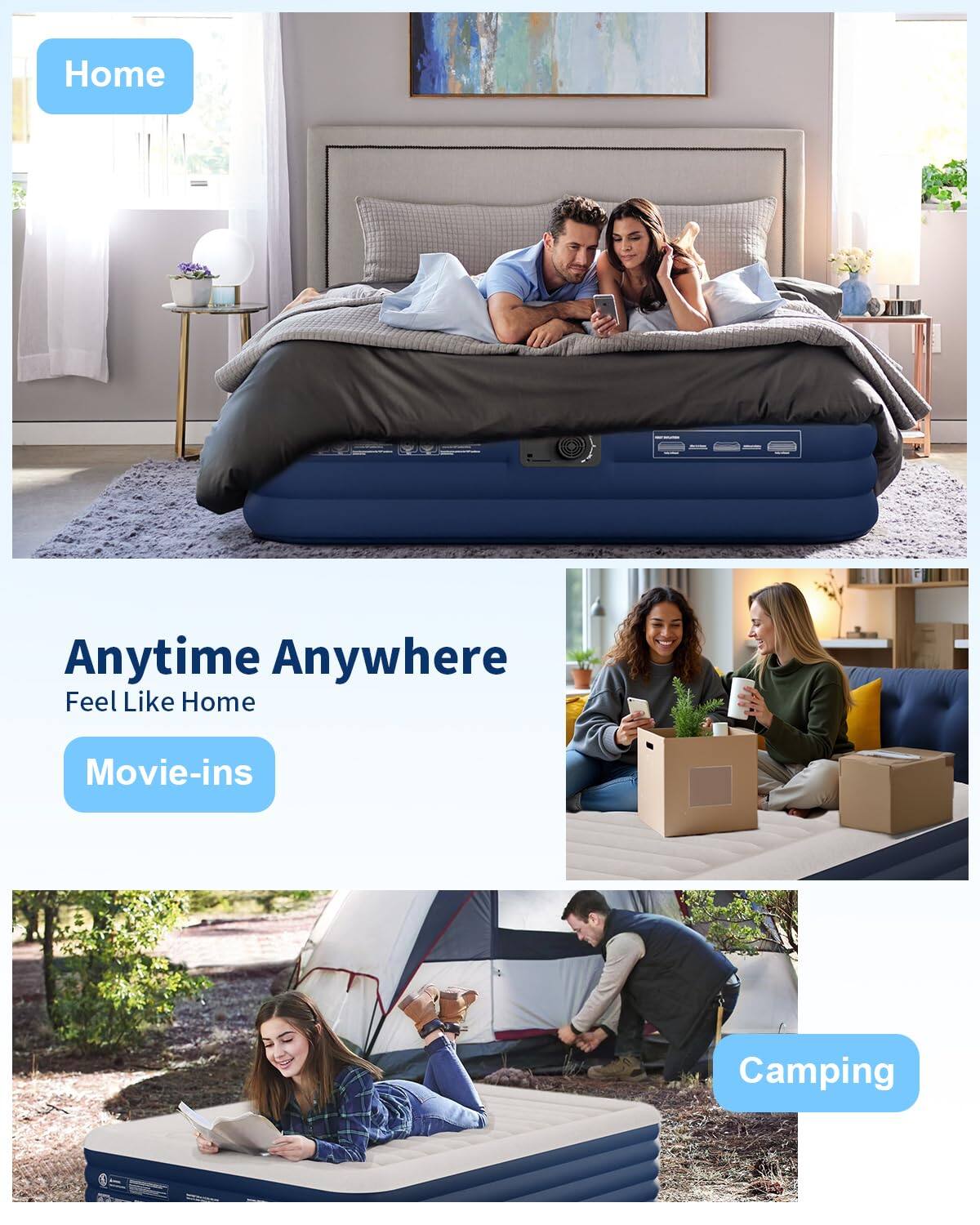 Home  
Anytime Anywhere  
Feel Like Home  
Movie-ins  
Camping