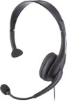 Front Zoom. Insignia™ - On-Ear Analog Mono Headset - Black.