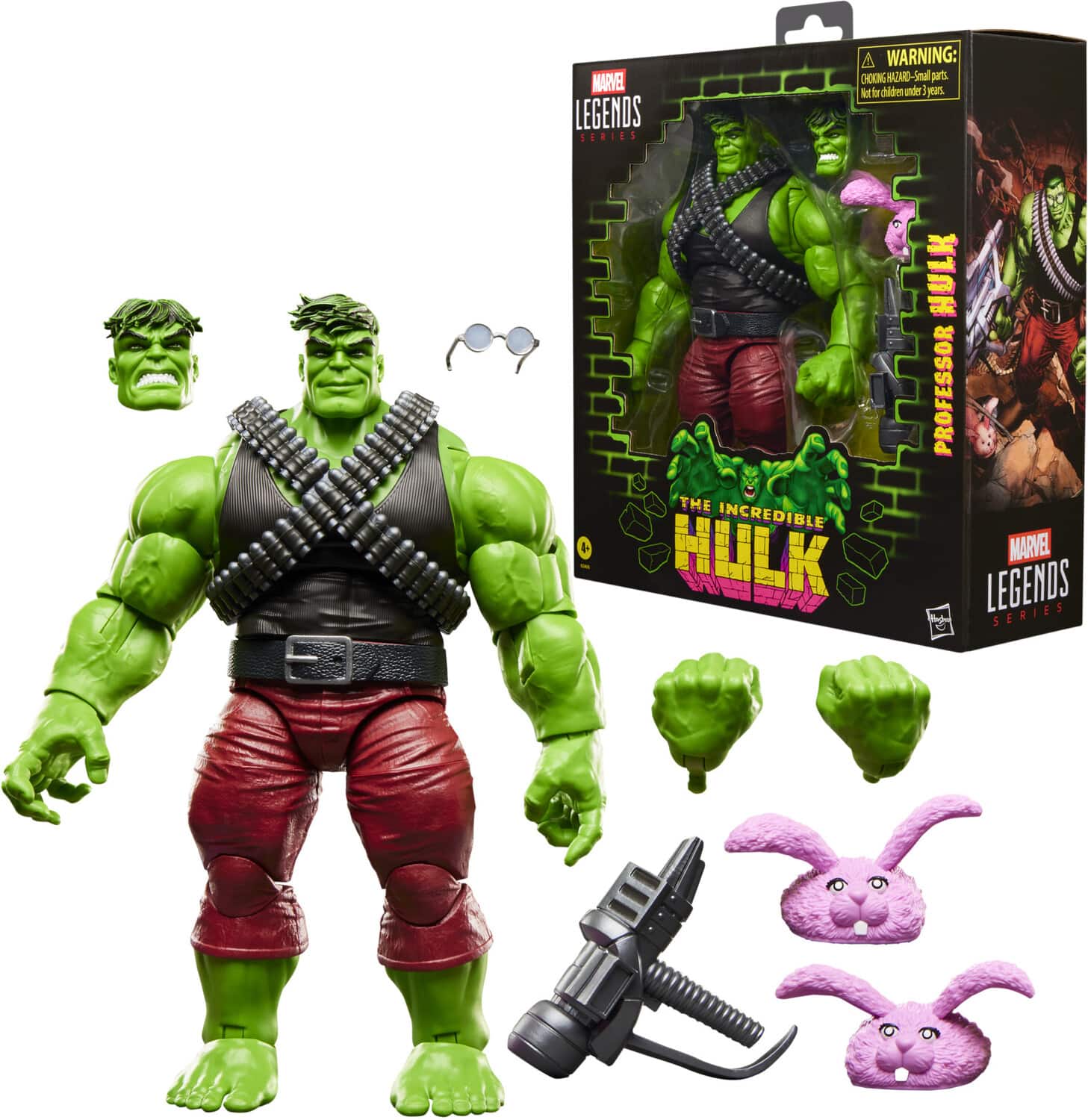 Hasbro - Incredible Hulk - Marvel Legends - Professor Hulk Action Figure - COLLECTIBLES - Multicolor