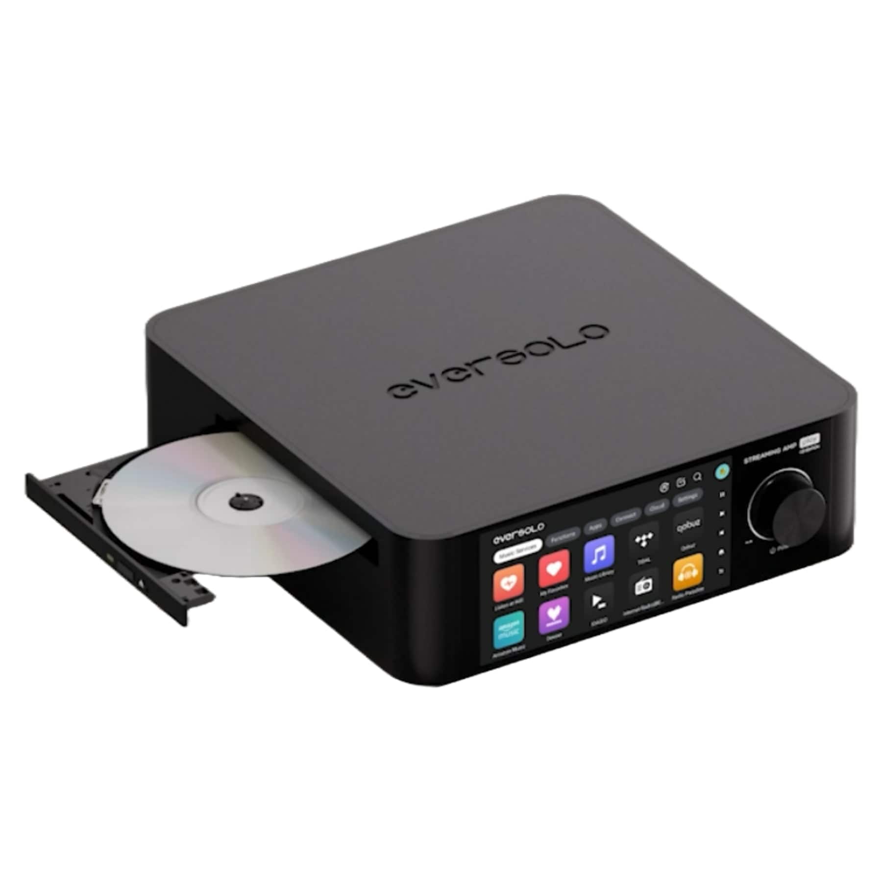 EVERSOLO - Solo Play Streaming Amplifier - CD Edition - Black