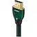 Left. AudioQuest - Forest 26'3" 4K Ultra HD In-Wall HDMI Cable - Black/Green Stripe.