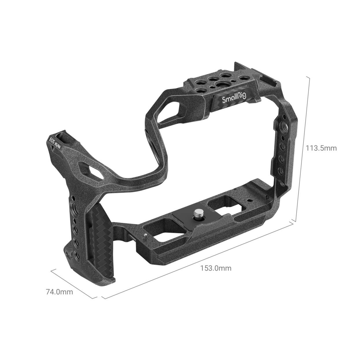 SmallRig Biflome E05 5/8" EOS 1/4" 113.5mm 74.0mm 153.0mm