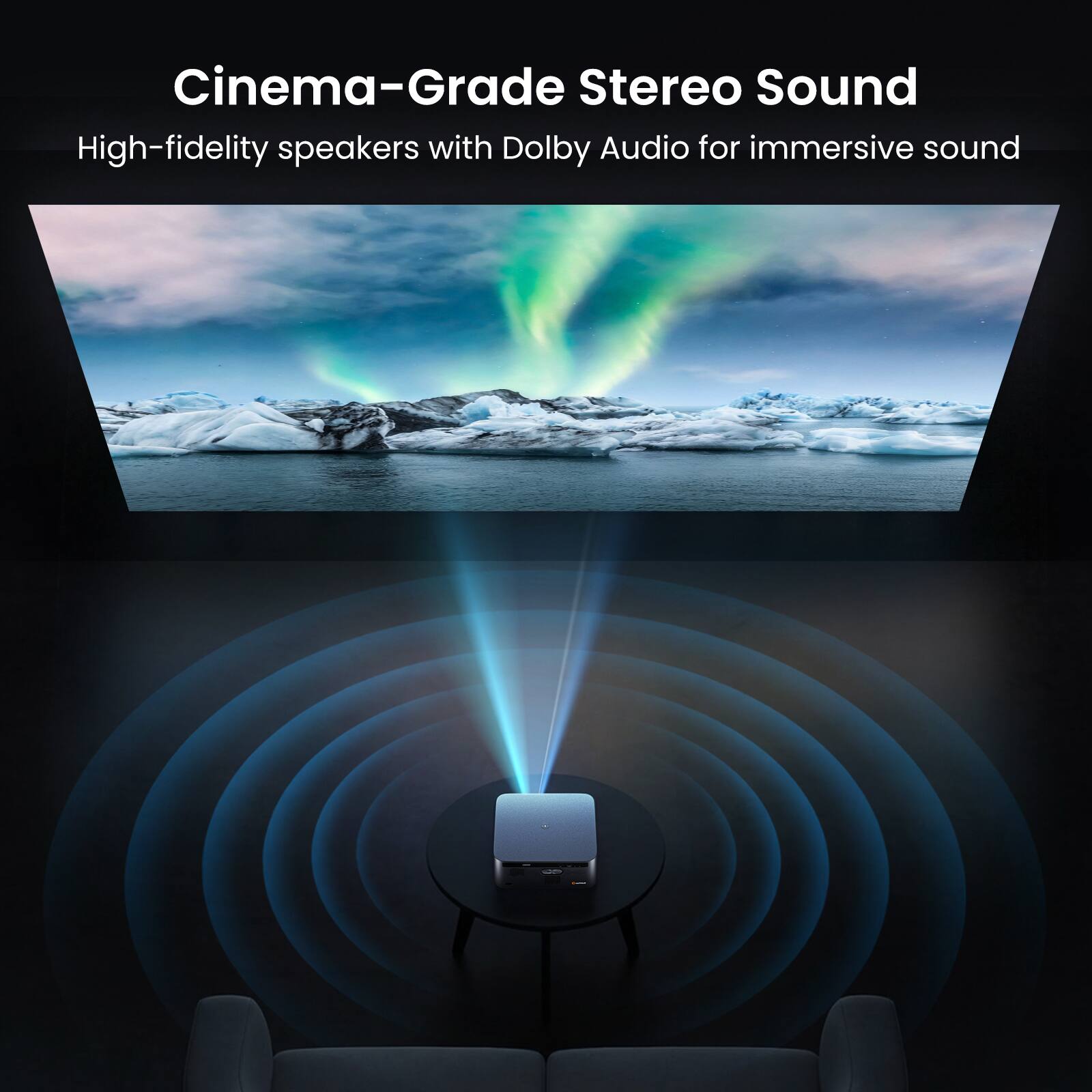 Cinema-Grade Stereo Sound  
High-fidelity speakers with Dolby Audio for immersive sound