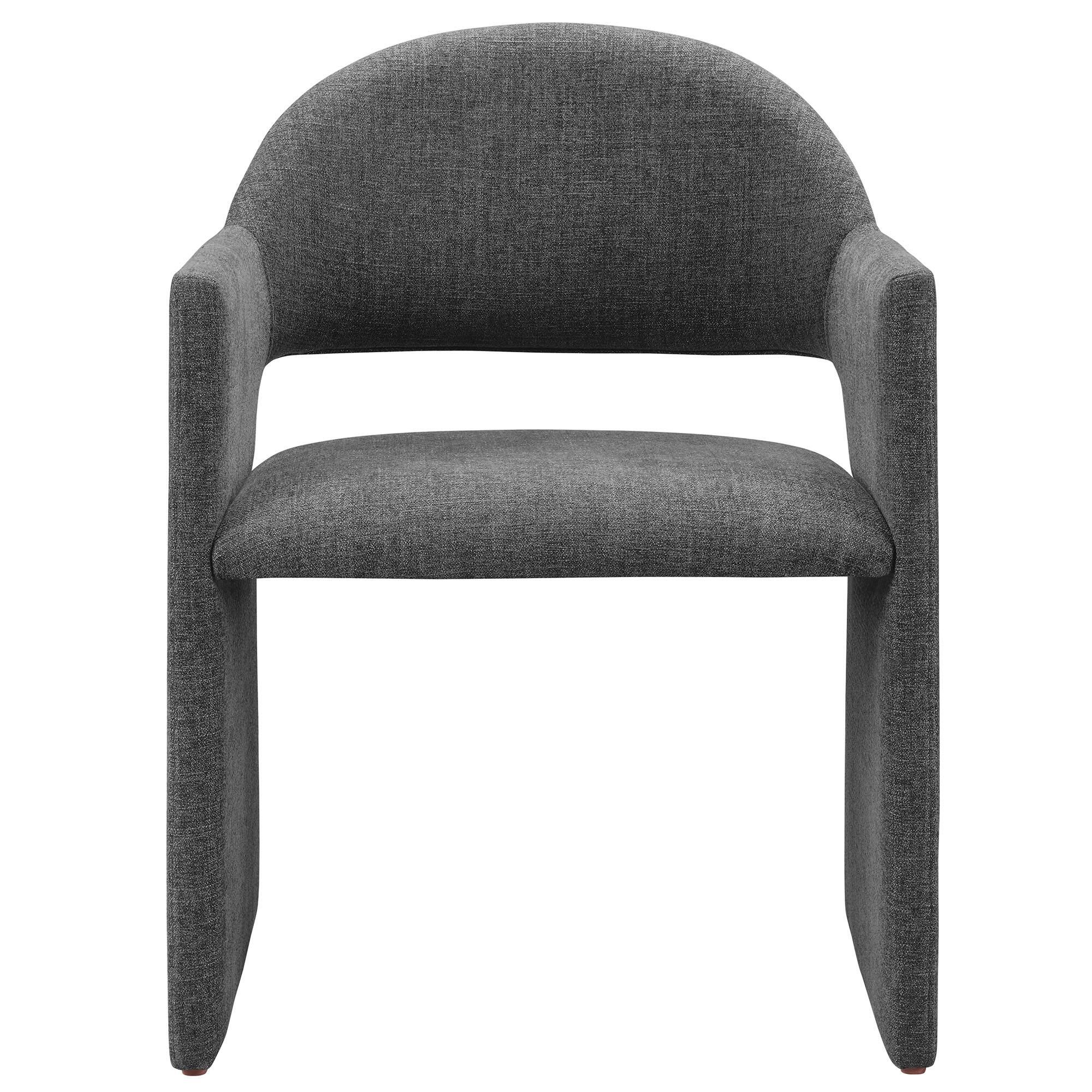 Alt View 4. Modway - Talia Dining Armchair - Charcoal.