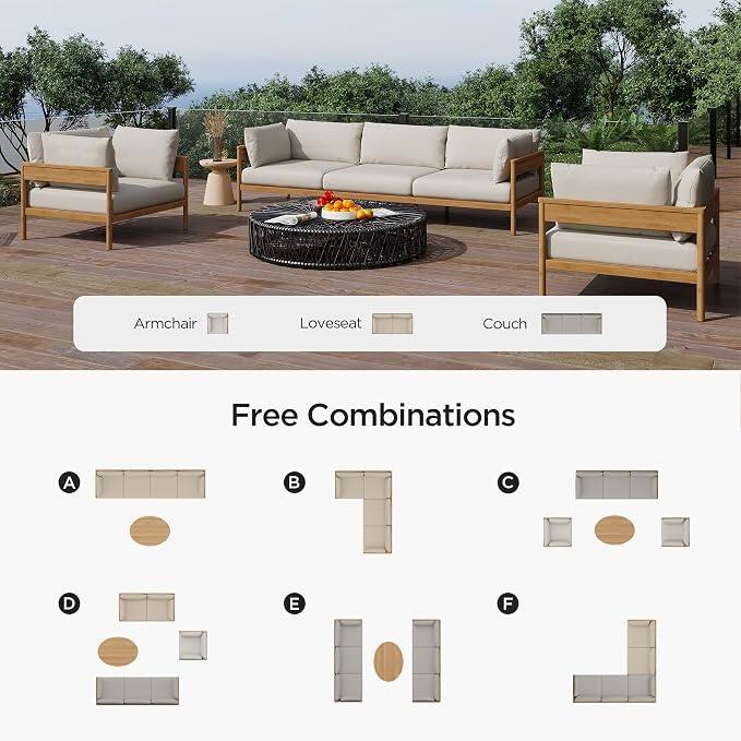 Armchair  
Loveseat  
Couch  
Free Combinations  
A  
B  
C  
D  
E  
F