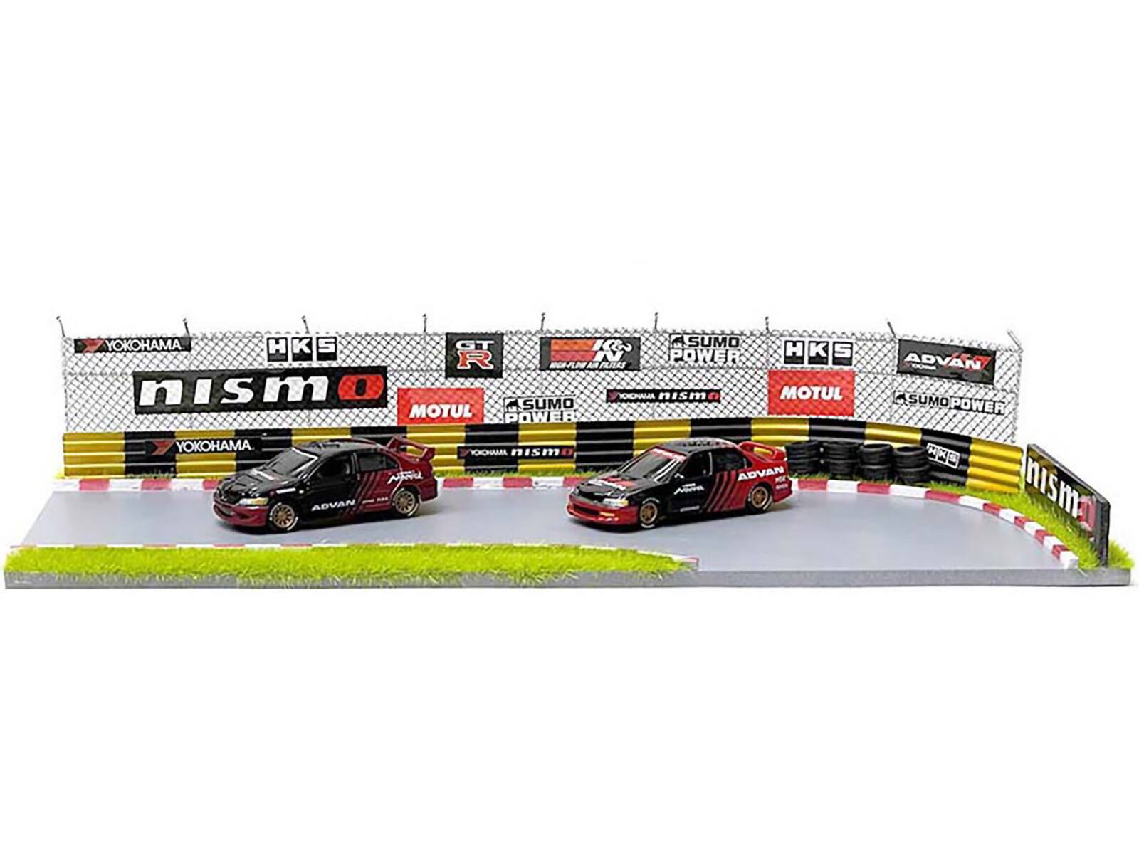 YOKOHAMA HKS H K S GT SUMO K POWER HKS H K 5 R  
nism 0 HON nism JUTOM ASUMO MOTUL POWER YOKOHAMA OXONAMA nism  
ADVAN ADVAN ADVAN SUMO POWER ARD mism