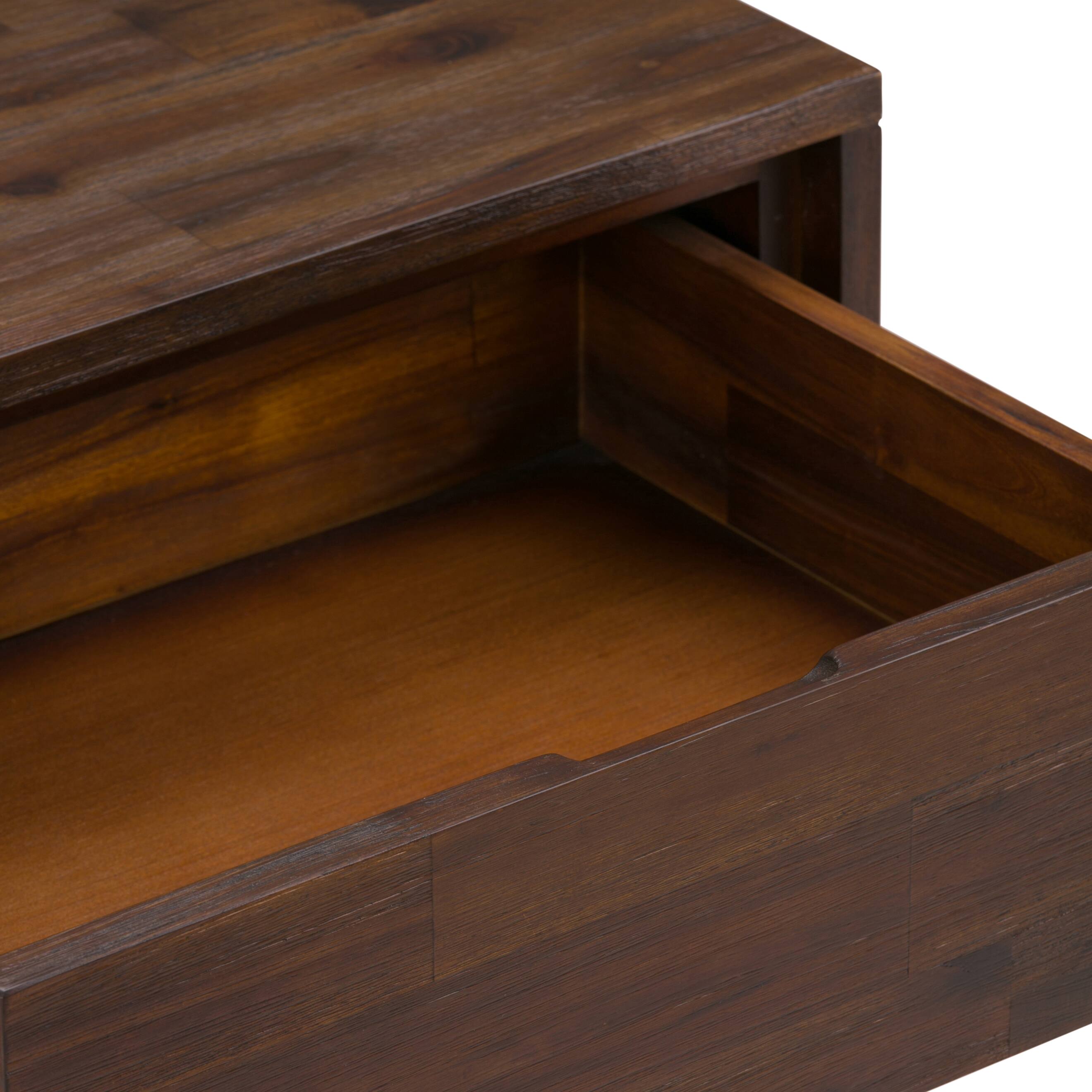 Alt View 12. Simpli Home - Lowry End Table - Distressed Charcoal Brown.