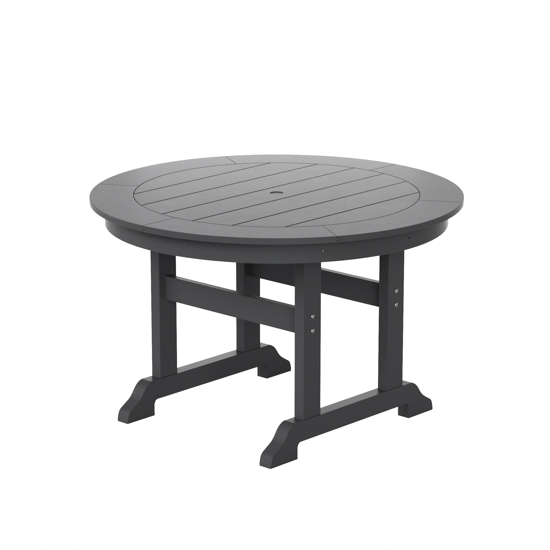 "WestinTrends - Malibu 47"" Outdoor Patio Round Dining Table - Gray" price history on PriceWatchPro