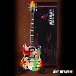 Axe Heaven - Psychedelic Fool 10 Inch Miniature Guitar Replca Collectible - COLLECTIBLES - Multicolor