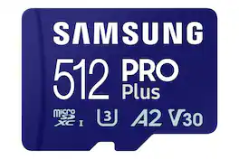 Samsung - Pro Plus 512 GB microSDXC Memory Card