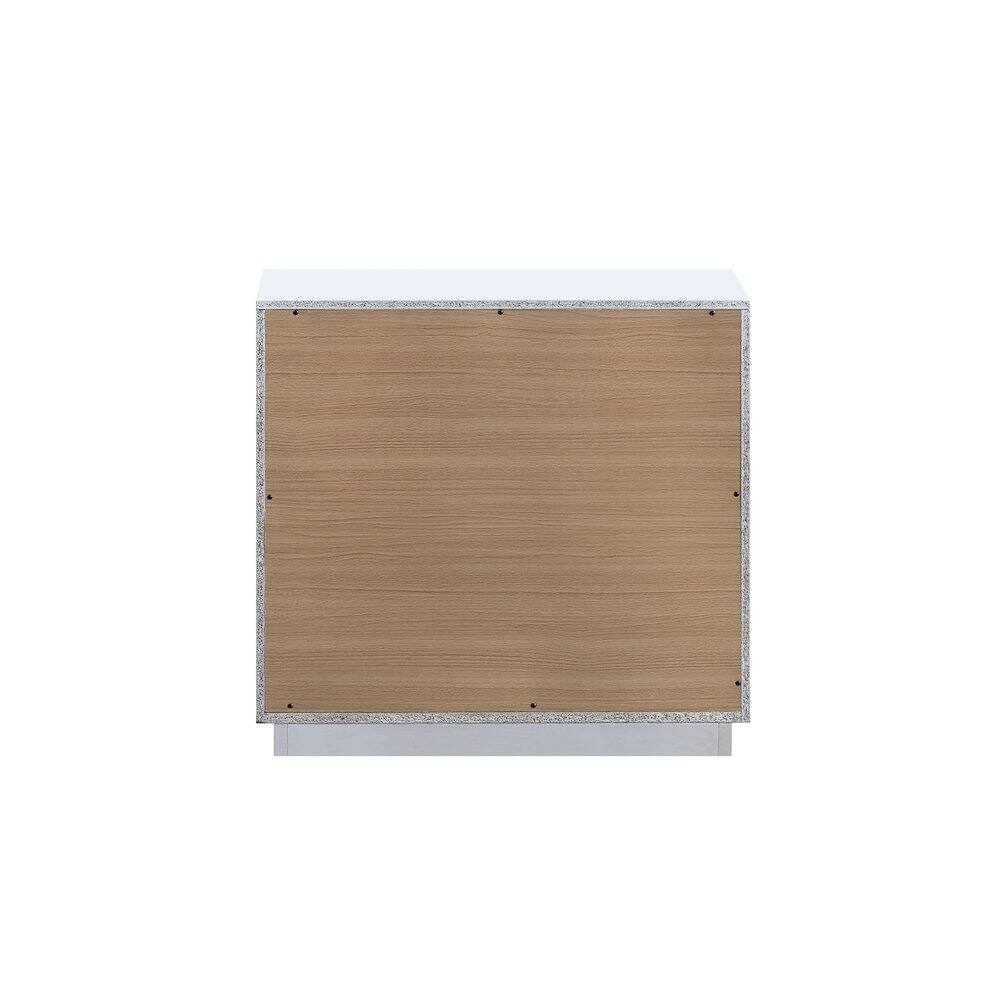 Alt View 2. Glory Furniture - Mars Nightstand - White.