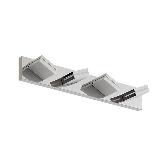 Alt View 5. HOMLUX - 29.92 in. 4 Lights Chrome LED Vanity Light Bar Vanity Accent Lighting Fixtures and Metal Wall Sconces with Acrylic Shade.