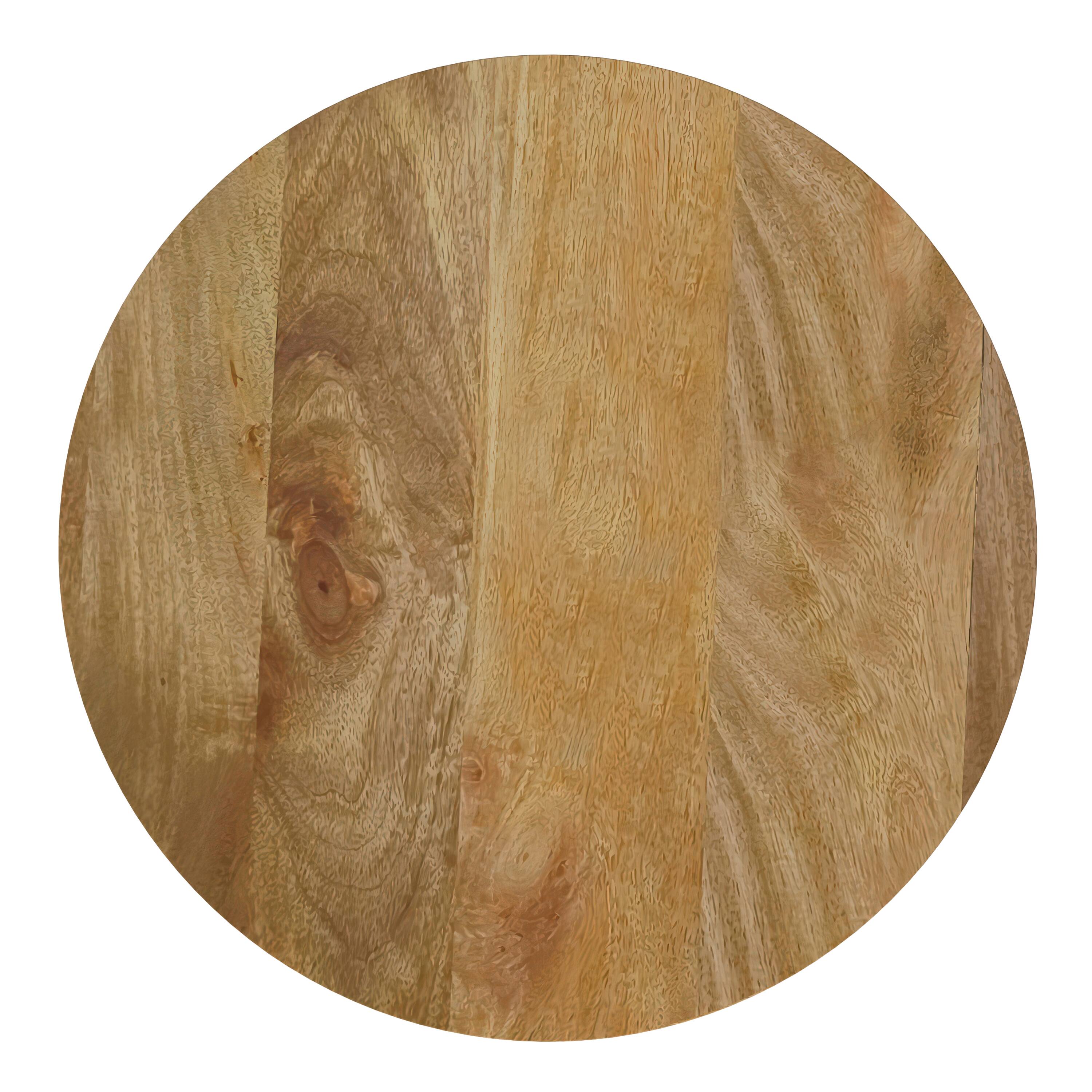 Alt View 2. Simpli Home - Demy 18 inch Wide Solid Mango Industrial Contemporary Accent Table in Natural, Assembled - Natural.