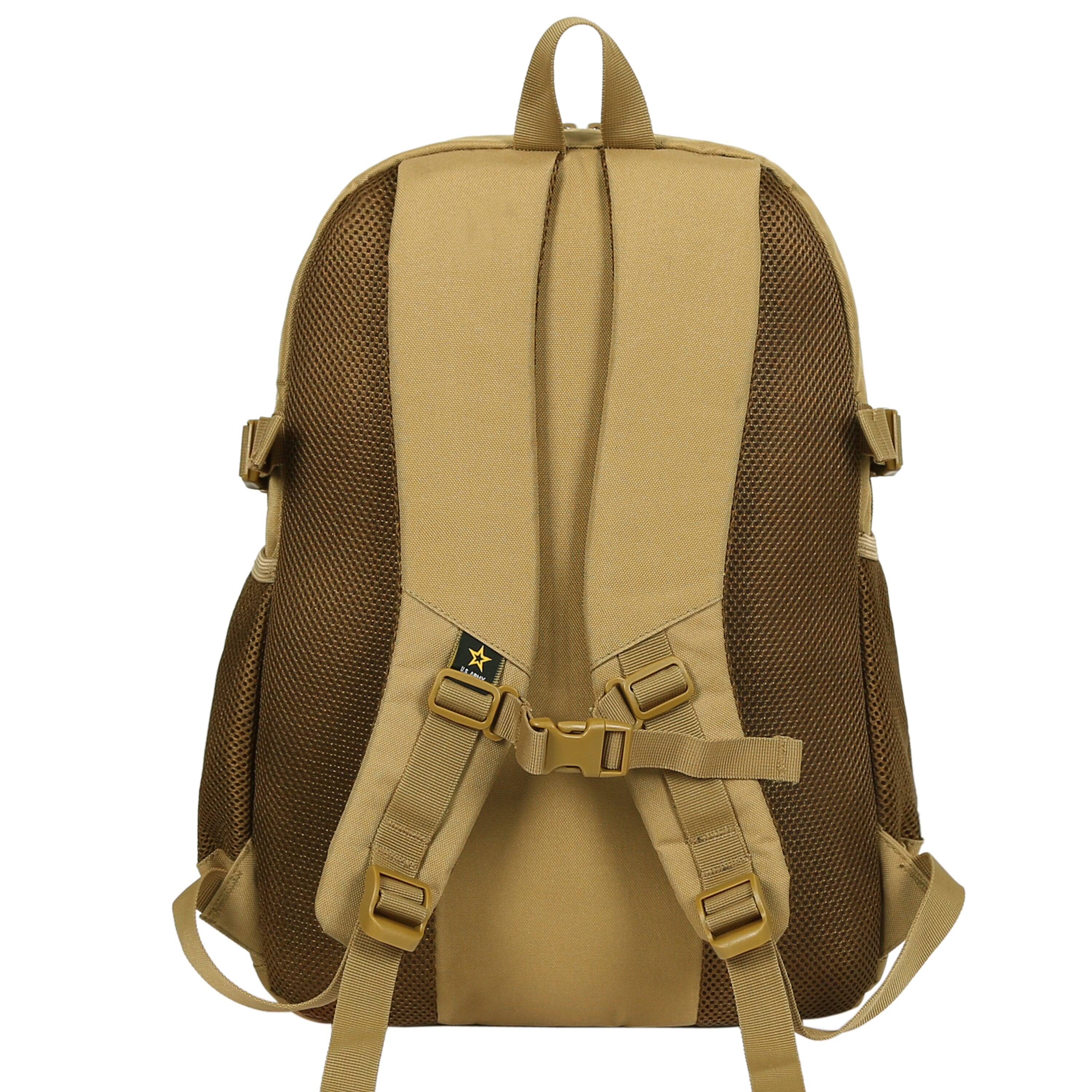 Angle. US Army - ZULU Tactical Laptop Backpack - SAND.