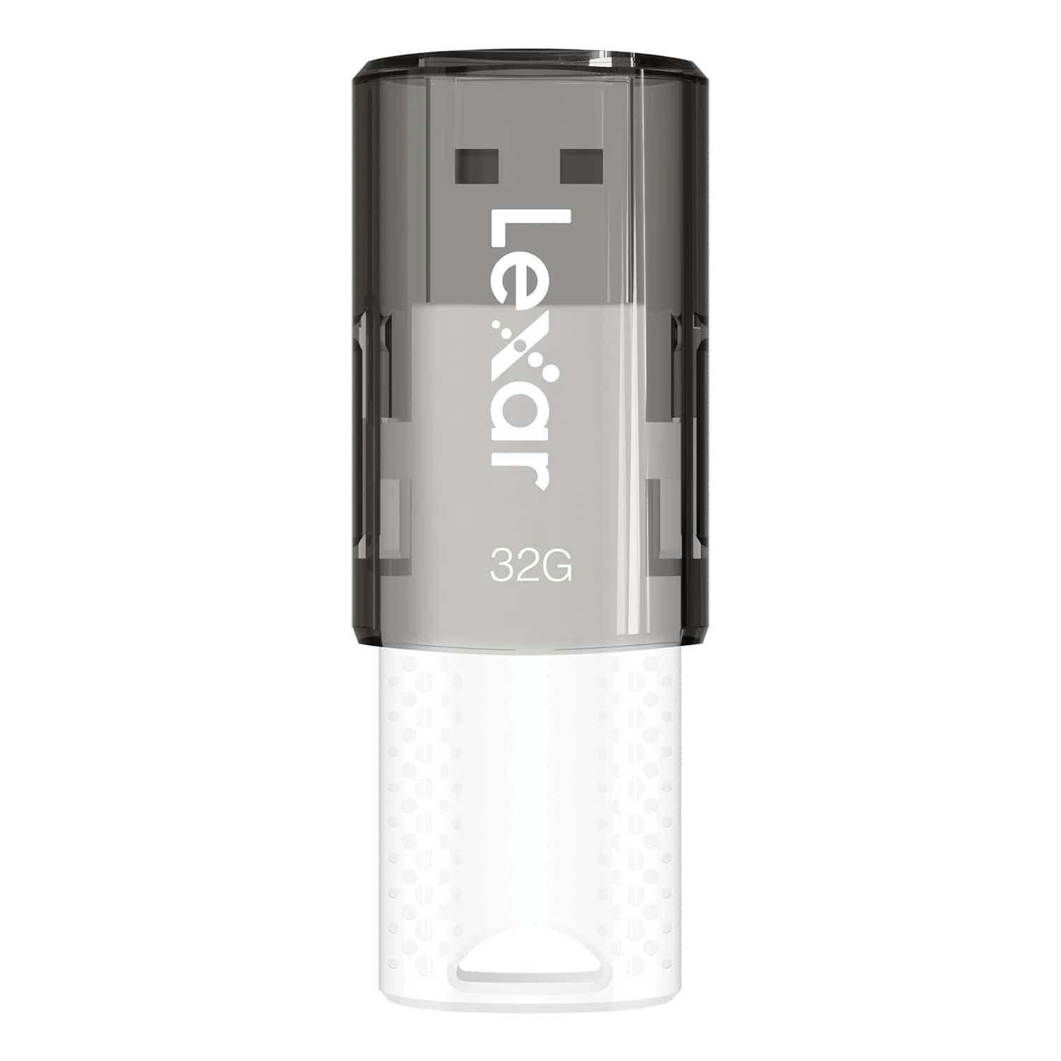 Lexar - JumpDrive S60 USB 2.0 Flash Drive 32 GB - White