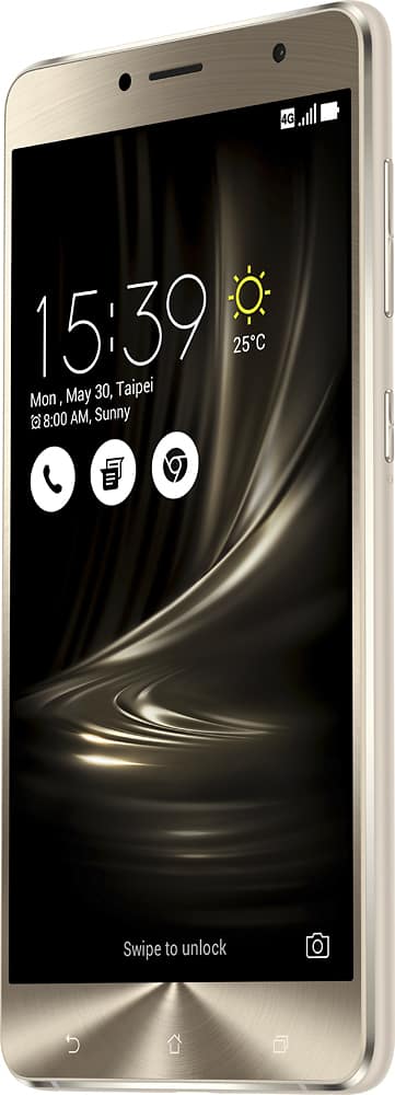 Best Buy Asus Zenfone 3 Deluxe 4g Lte With 64gb Memory Cell Phone Unlocked Glacial Silver Zs550kl Sl