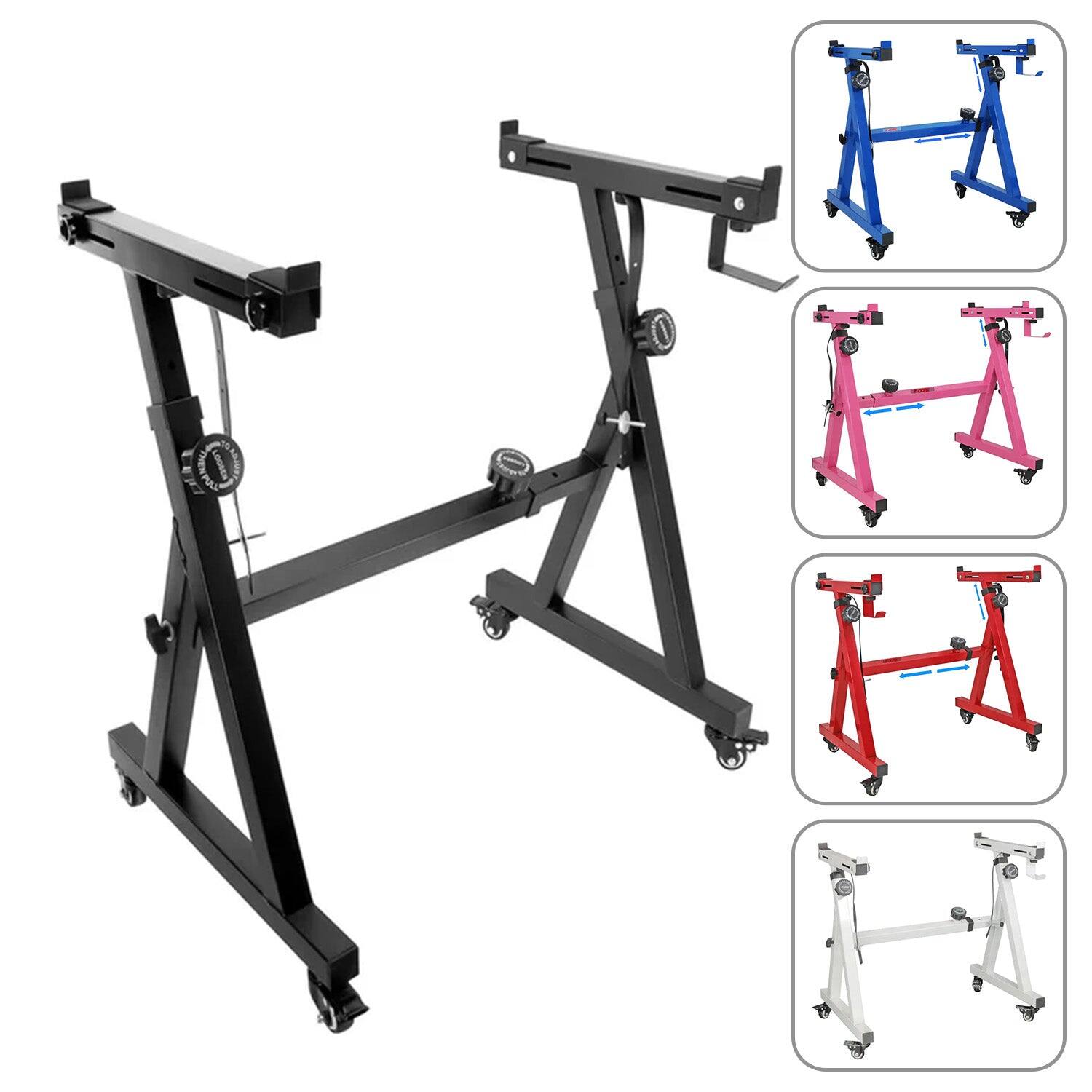 5 CORE - Keyboard Stand Z Shape Adjustable Foldable Heavy Duty Key Board Piano DJ Controller Stands - Black