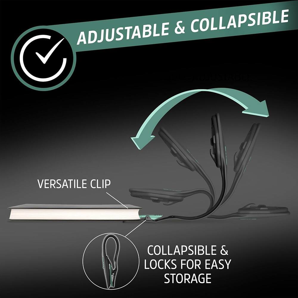 ADJUSTABLE & COLLAPSIBLE

VERSATILE CLIP

COLLAPSIBLE & LOCKS FOR EASY STORAGE