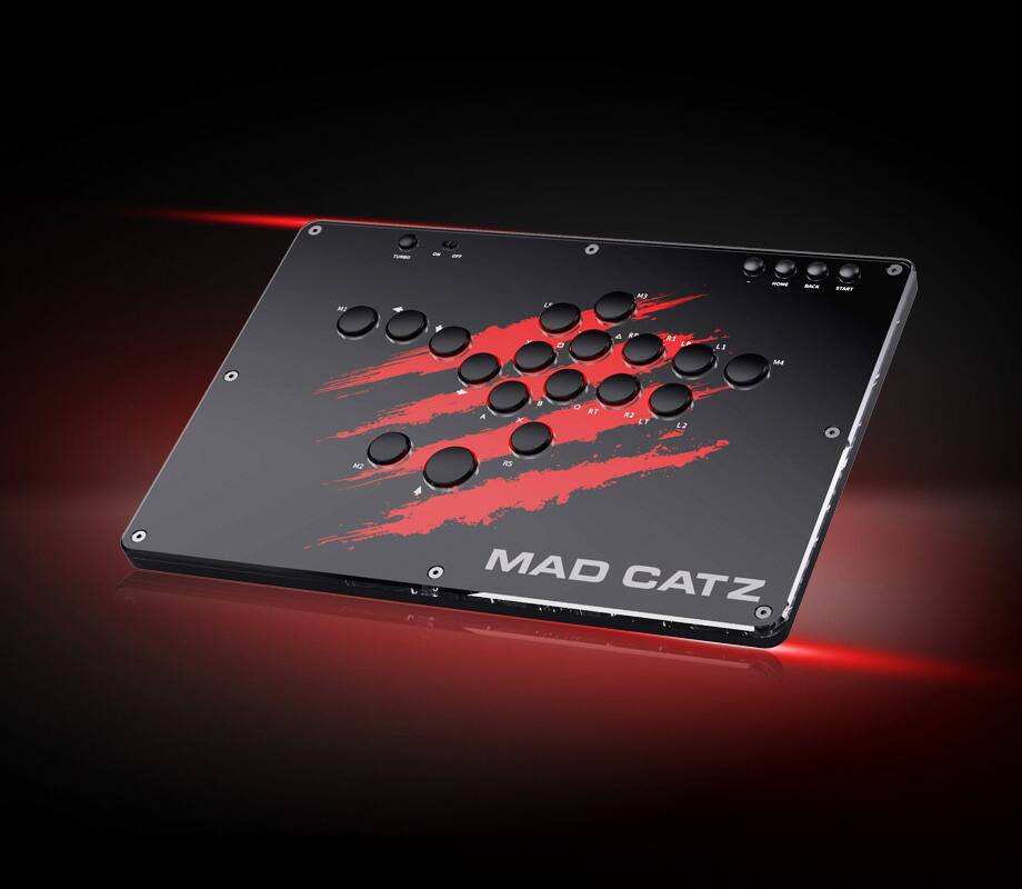 Mad Catz N.E.K.O. All Button Arcade Controller Compatible with PS4