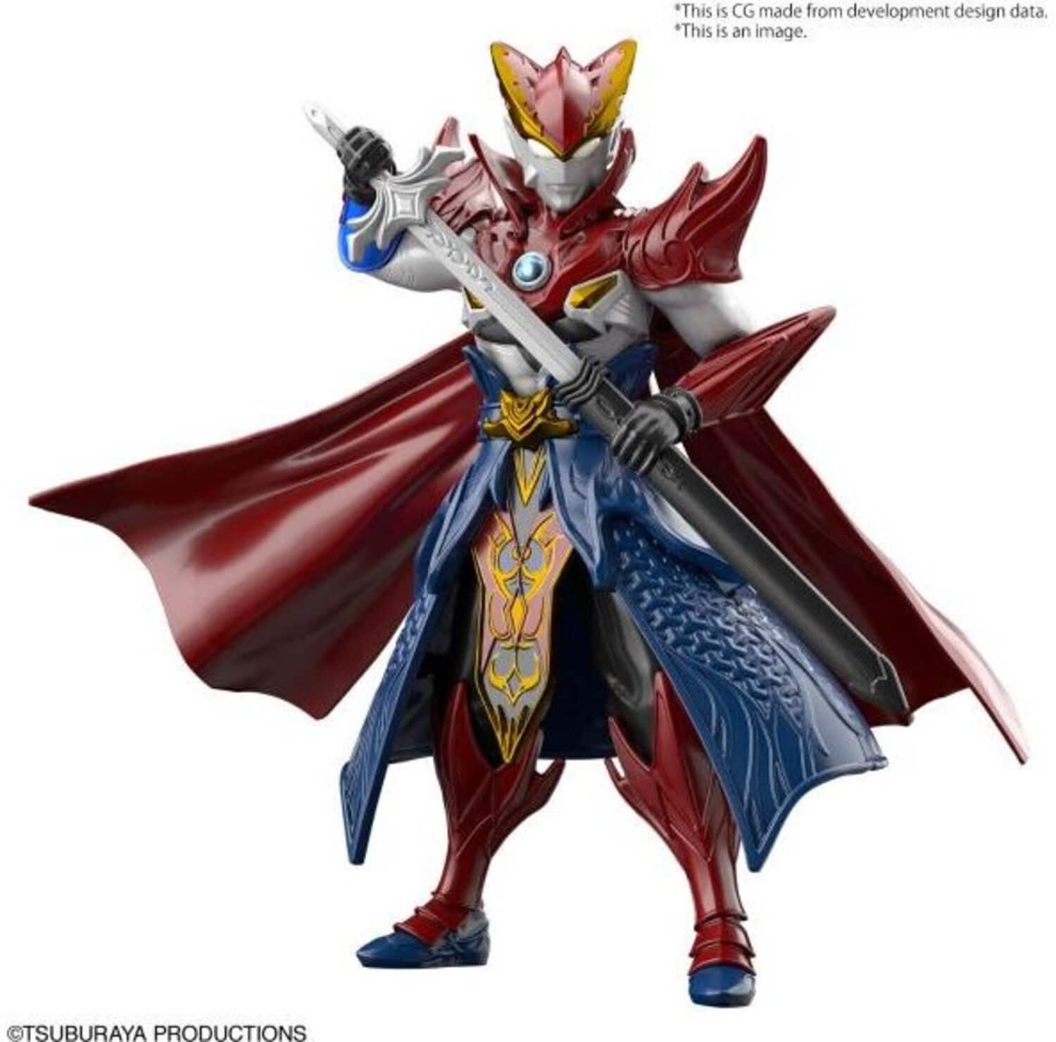 Bandai - Hobby - Ultraman - The Armour of Legends - #09 Ultraman Rosso Cao Cao Armour Model Kit - COLLECTABLES - Multicolor