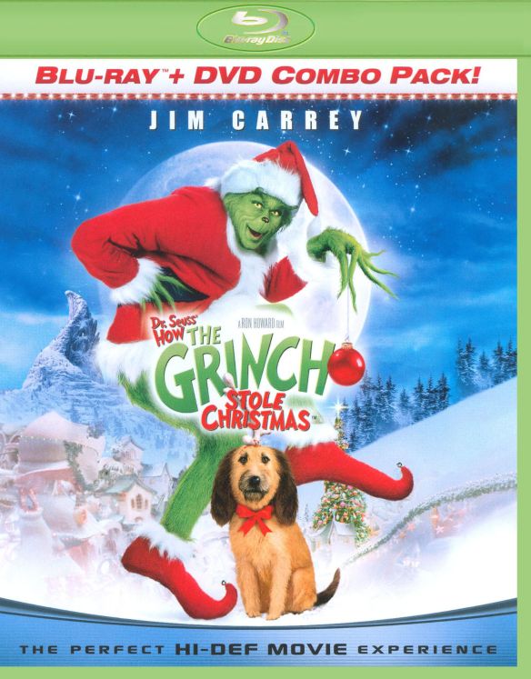  Dr. Seuss' How the Grinch Stole Christmas [Blu-ray/DVD] [2000]