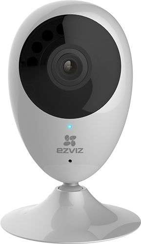 EZVIZ - Mini O Indoor 720p Wi-Fi Network Surveillance Camera - White