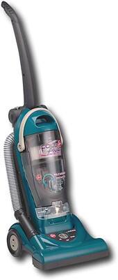 Angle Standard. Hoover - Hoover Fold-Away Bagless Upright - Brite Teal.