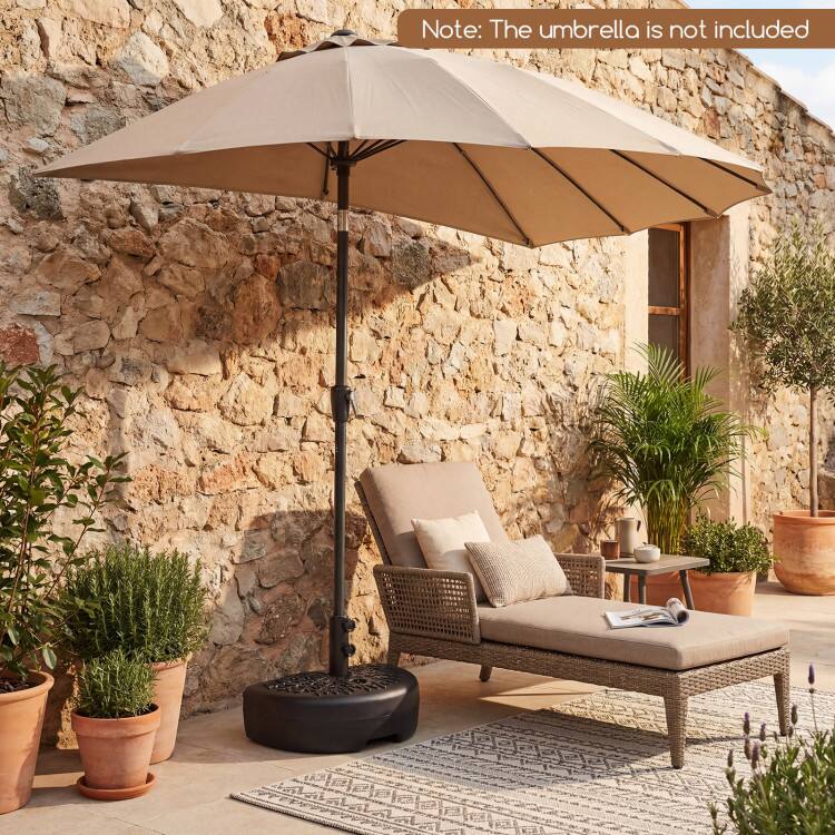 Note: The umbrella is not included