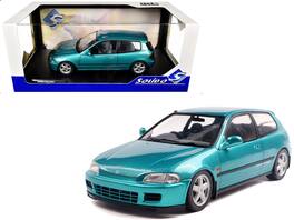 1991 Honda Civic (EG6) RHD (Right Hand Drive) Aztec 1/18 Diecast Model Car by Solido - Green Metallic