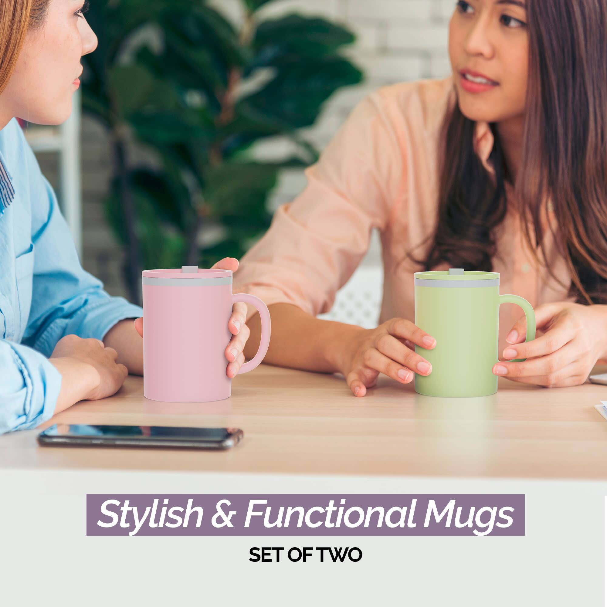 Stylish & Functional Mugs  
SET OF TWO