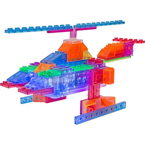 Details about    Laser Pegs 8 in 1 Construction Helicopter Building-Set Batteries Included . 