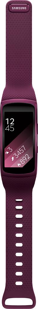 Alt View 3. Samsung - Geek Squad Certified Refurbished Gear Fit2 Fitness Watch + Heart Rate (Small) - Pink.