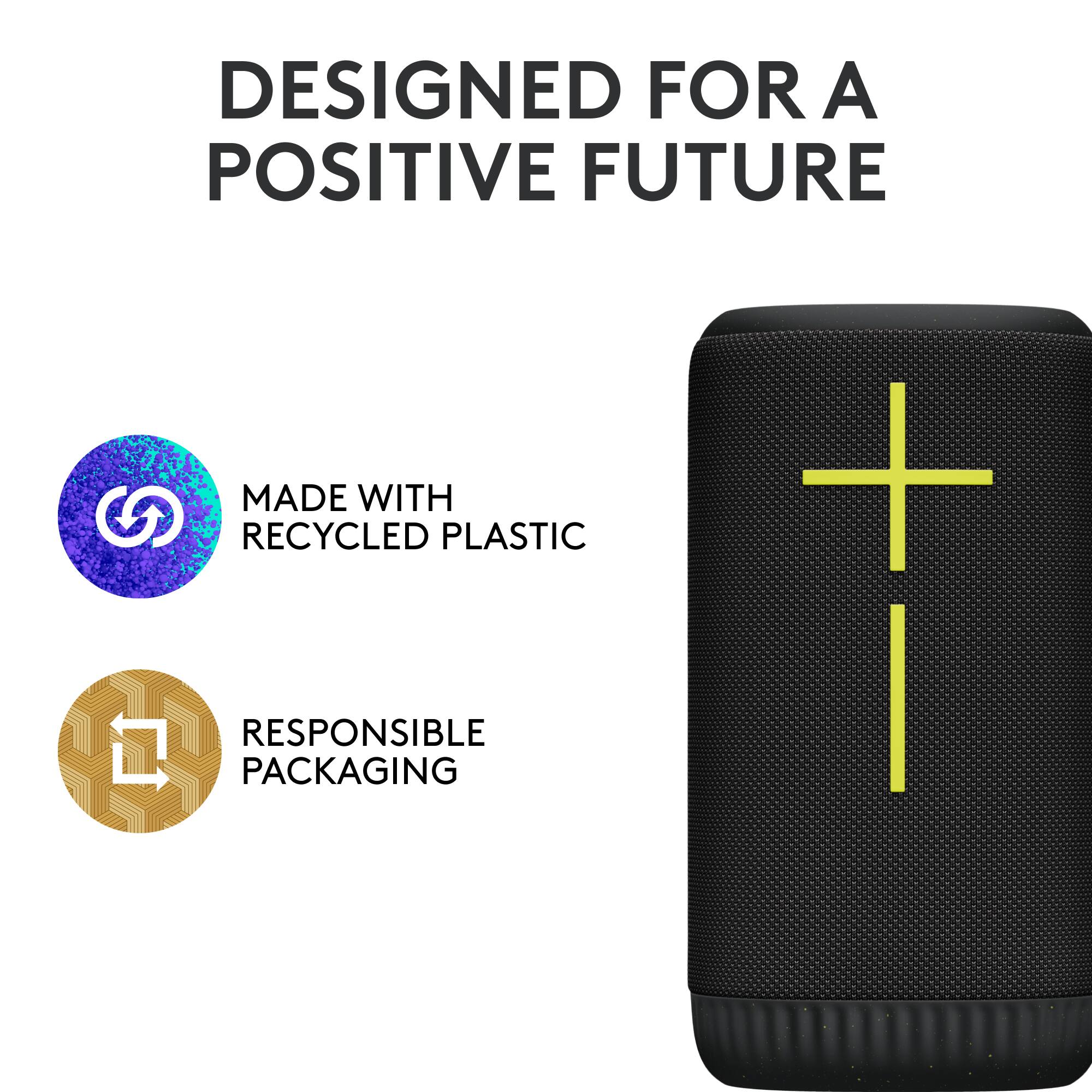 DESIGNED FOR A POSITIVE FUTURE

MADE WITH RECYCLED PLASTIC

RESPONSIBLE PACKAGING