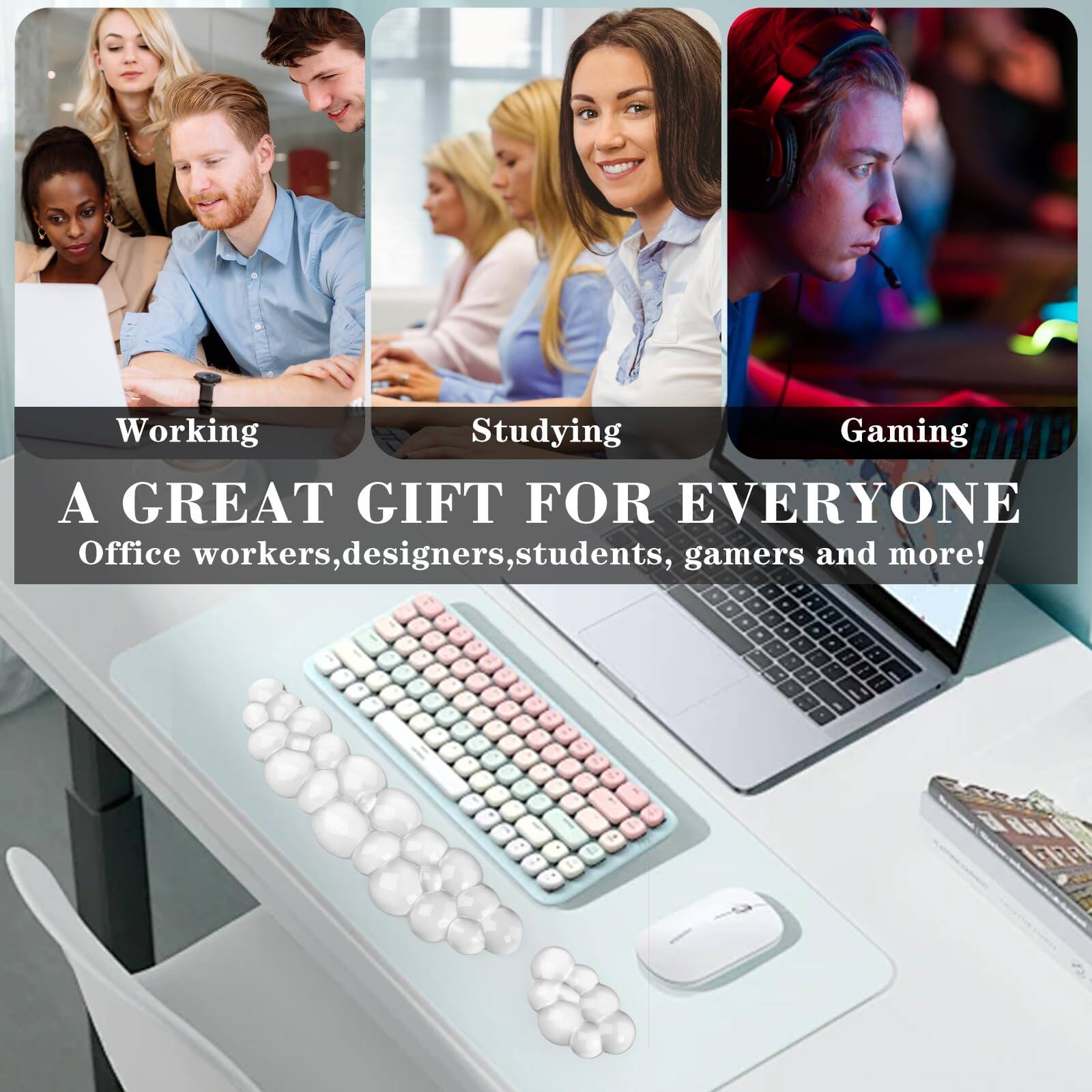 Working  
Studying  
Gaming  

A GREAT GIFT FOR EVERYONE  

Office workers, designers, students, gamers and more!